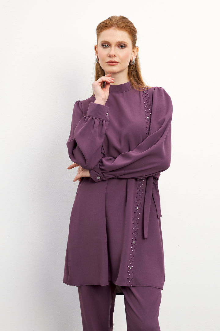 ZRF Women Eliza Tunic Pants Set - Lilac - Lárisa
