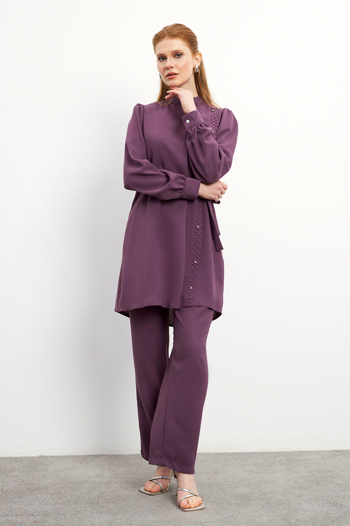 ZRF Women Eliza Tunic Pants Set - Lilac - Lárisa