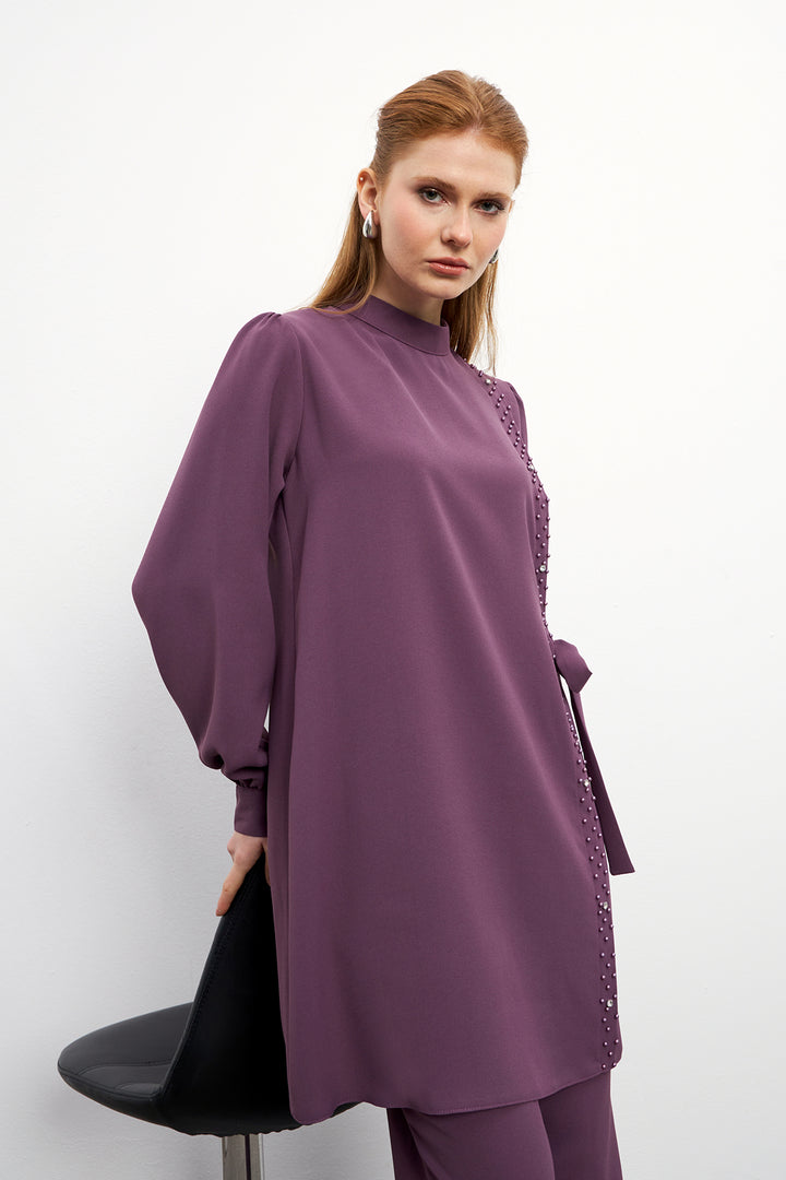 ZRF Women Eliza Tunic Pants Set - Lilac - Lárisa