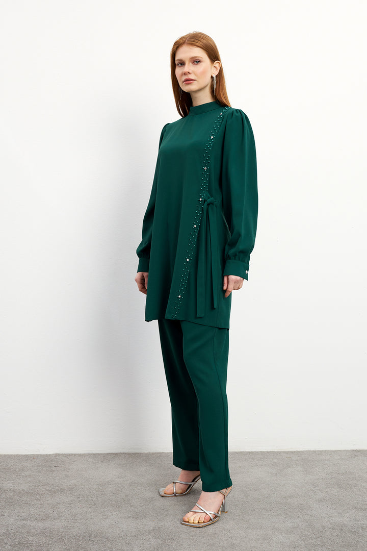 ZRF Women Eliza Tunic Pants Set - Emerald - Geldern
