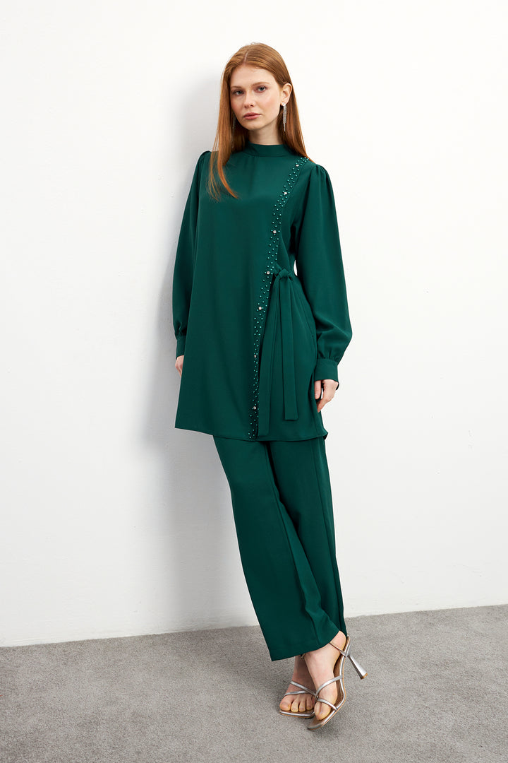 ZRF Women Eliza Tunic Pants Set - Emerald - Geldern