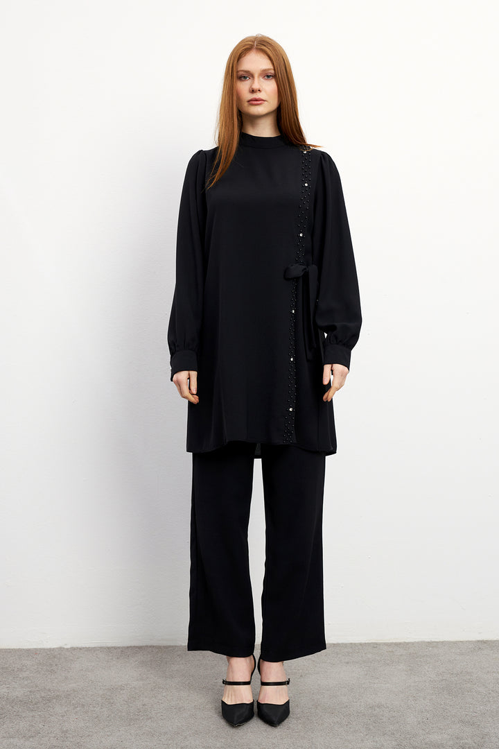 ZRF Women Eliza Tunic Pants Set - Black - Colorado Springs