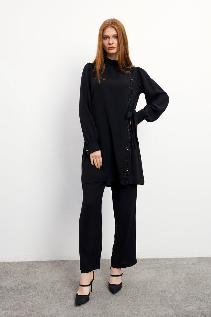 ZRF Women Eliza Tunic Pants Set - Black - Colorado Springs