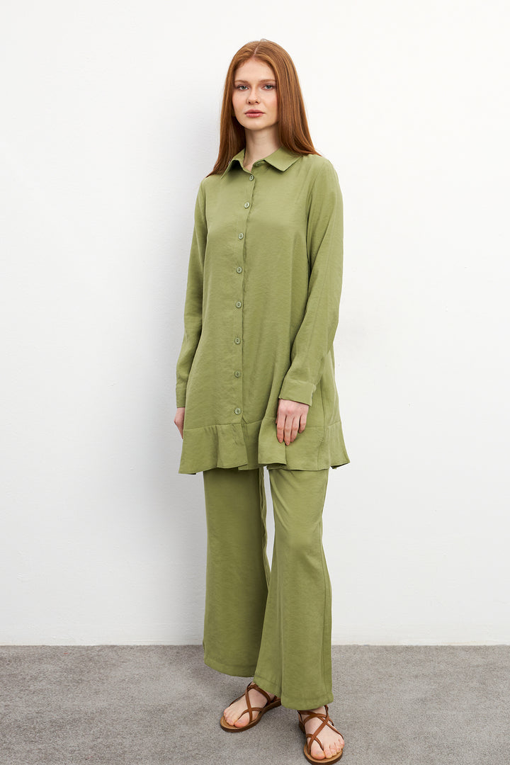 ZRF Women Cupra Tunic Pants Set - Sage Green - Smethwick