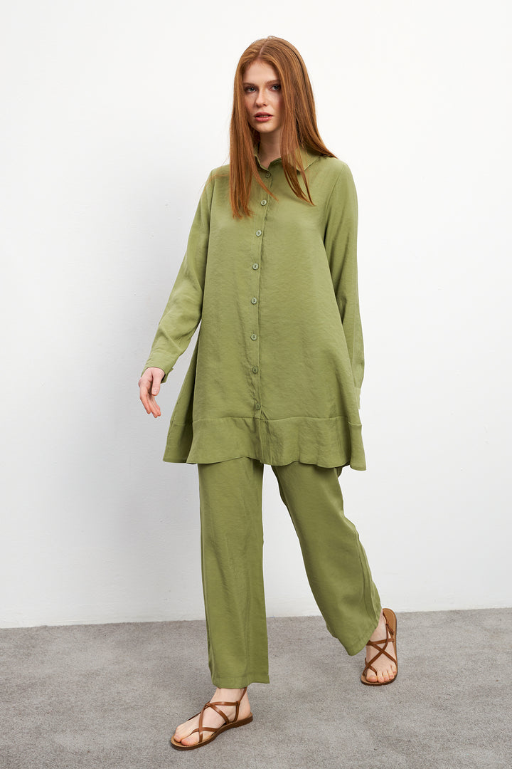 ZRF Women Cupra Tunic Pants Set - Sage Green - Smethwick
