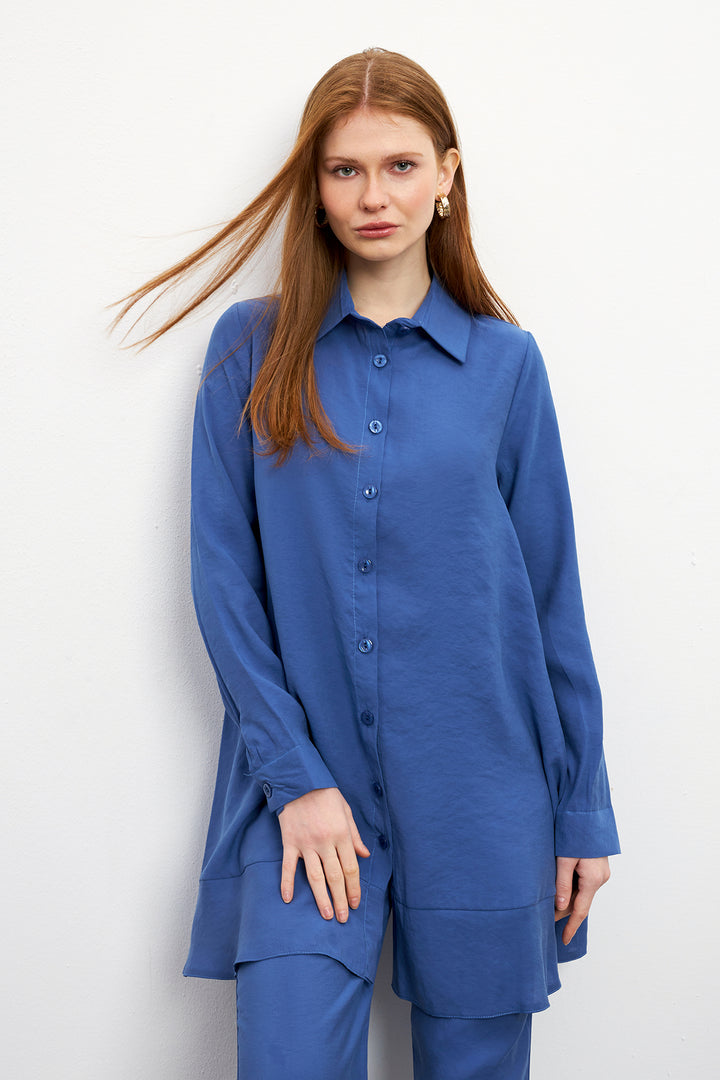 ZRF Women Cupra Tunic Pants Suit - Indigo - Millcreek