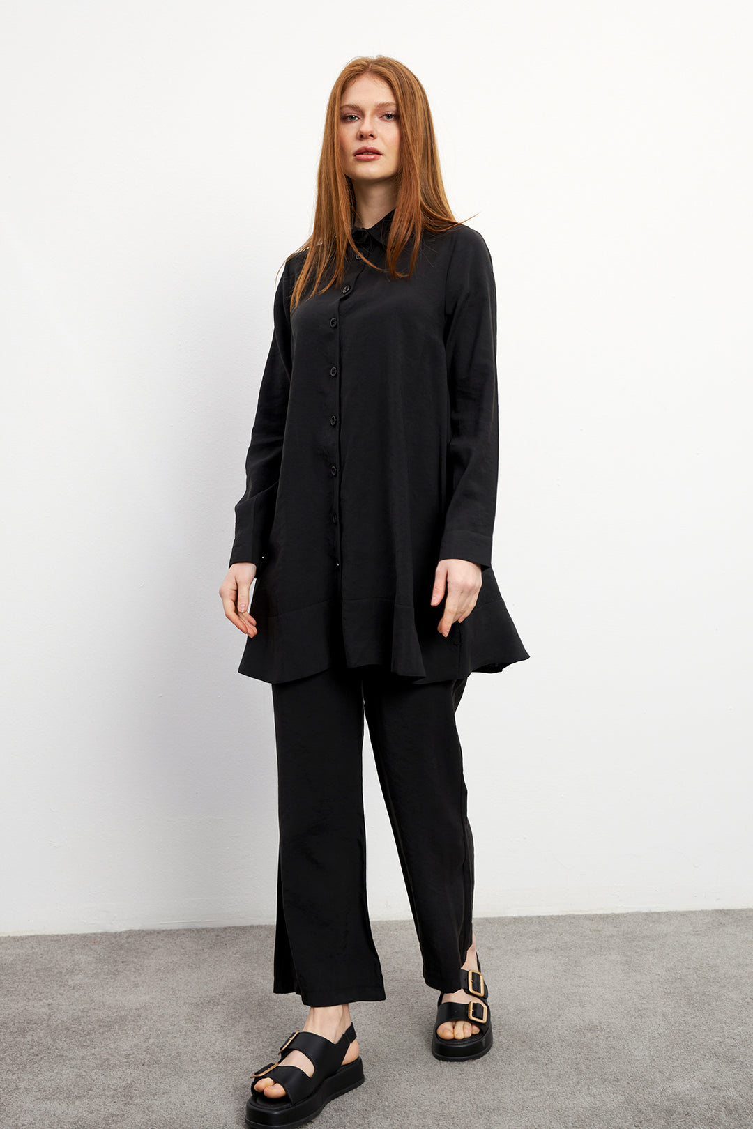 ZRF Women Cupra Tunic Pants Suit - Black - Eastbourne
