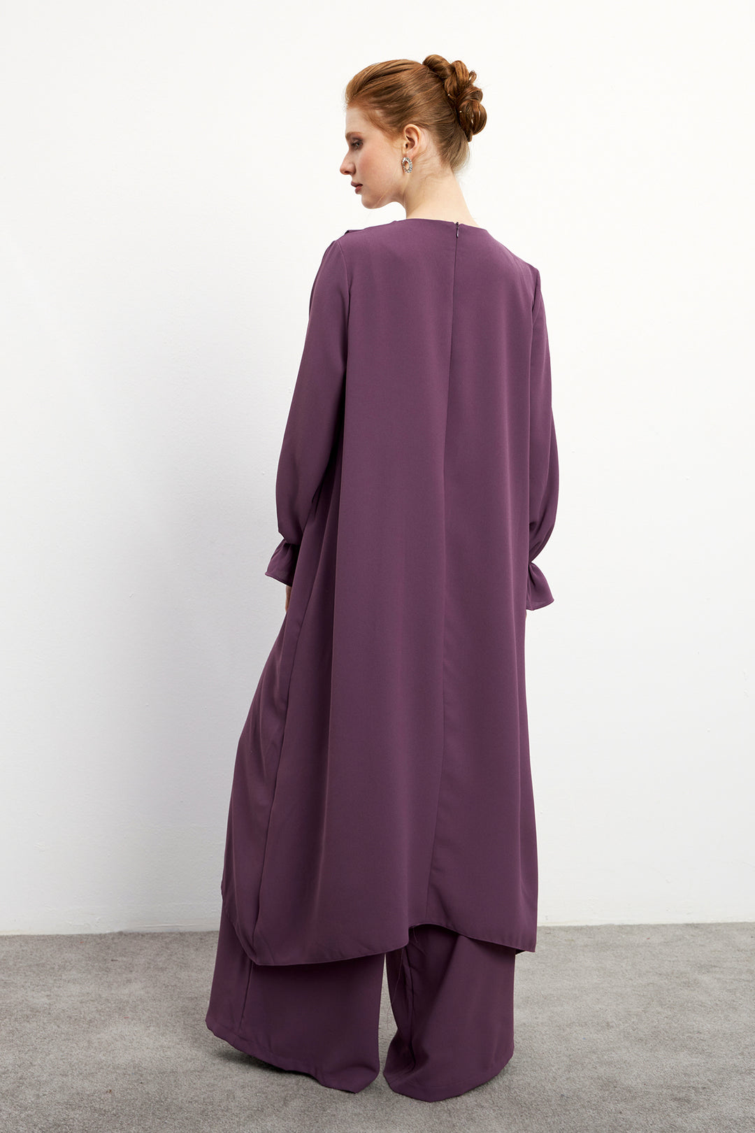 ZRF Women Asymmetric Cut Tunic Pants Suit - Lilac - Castellón de la Plana
