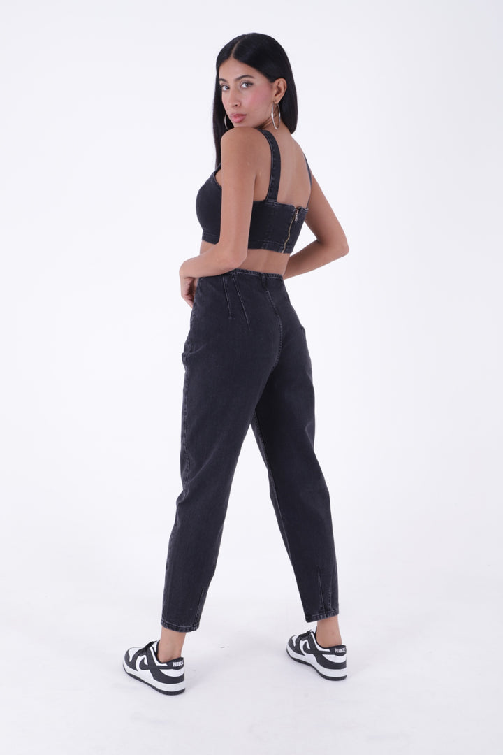 XLJ Boyfriend Jean with Darts in Waist and Hems Mixed - Pavlohrad