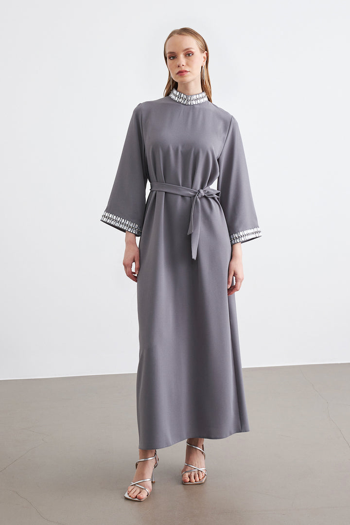 ZRF Women Beril Stone Dress - Gray - Thousand Oaks