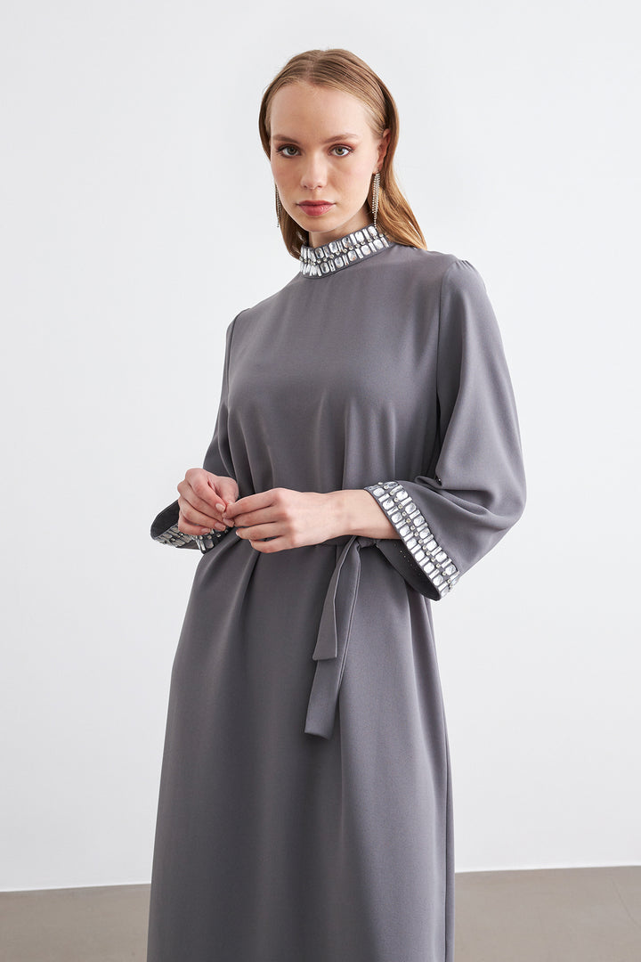 ZRF Women Beril Stone Dress - Gray - Thousand Oaks