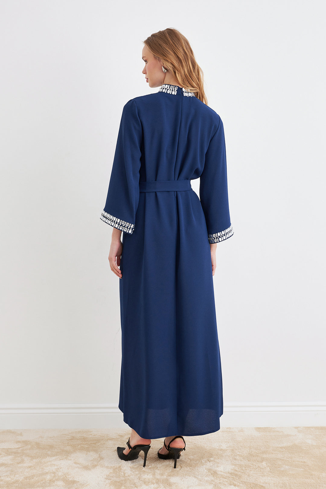 ZRF Women Beril Stone Dress - Indigo - Mariano Escobedo