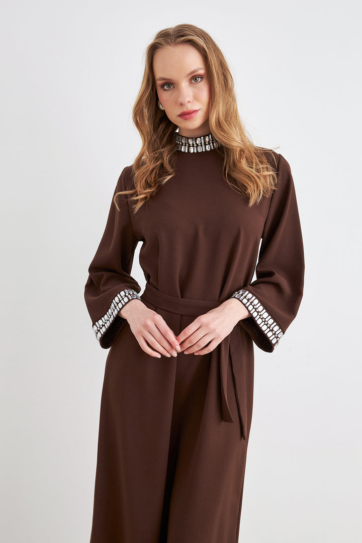 ZRF Women Beril Stone Dress - Brown - Heist-op-den-Berg