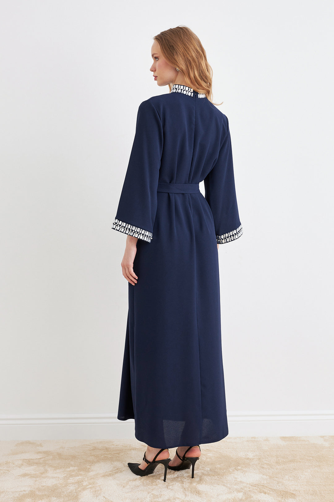 ZRF Women Beril Stone Dress - Navy Blue - Urbana