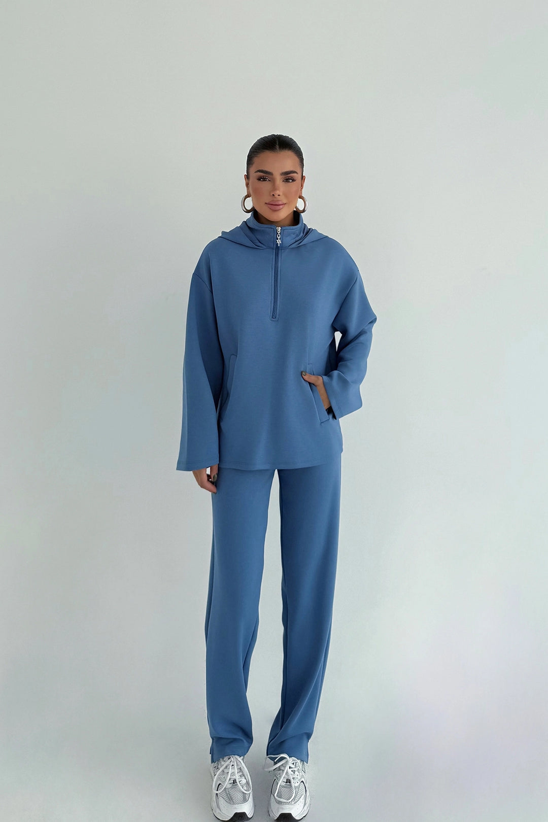 EYY Women Indigo Naerys Zippered Tracksuit - Lower Merion