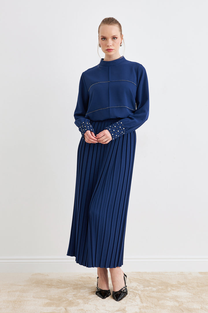 ZRF Women Arin Piliseli Two-Piece Set - Indigo - Cranbourne