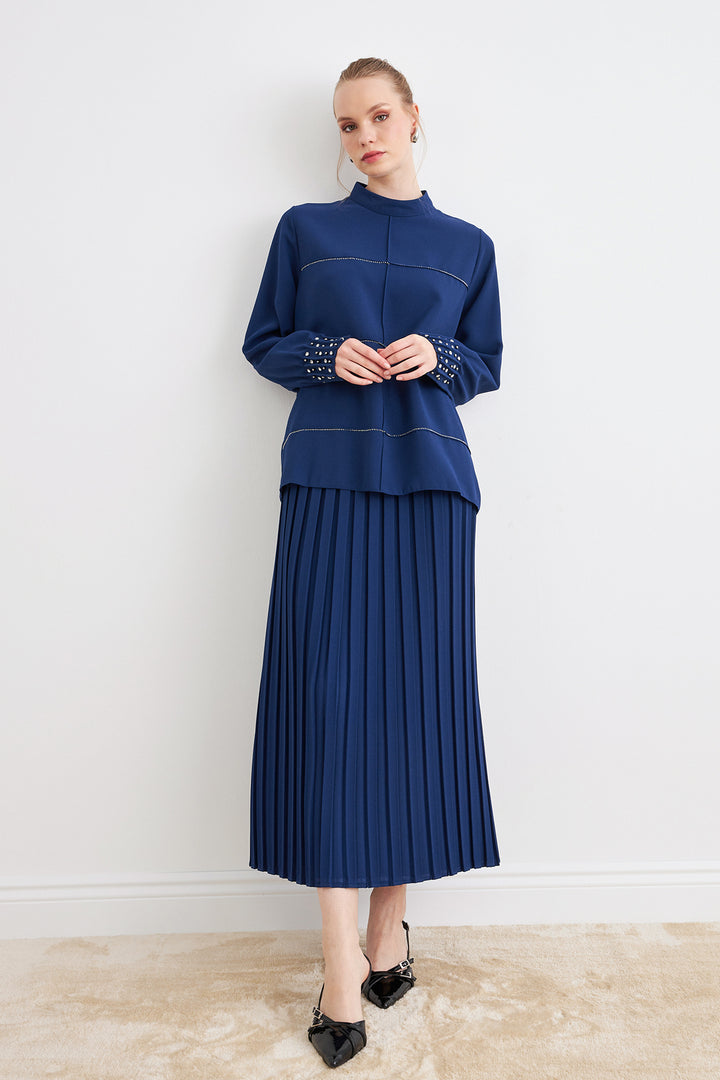 ZRF Women Arin Piliseli Two-Piece Set - Indigo - Cranbourne