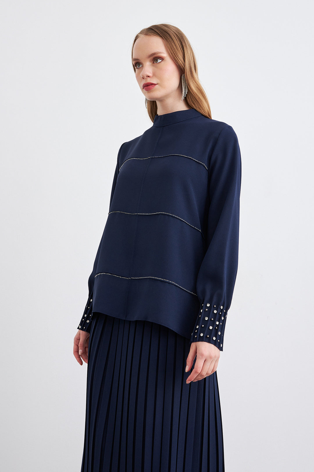 ZRF Women Arin Piliseli Two-Piece Set - Navy Blue - Eden Prairie