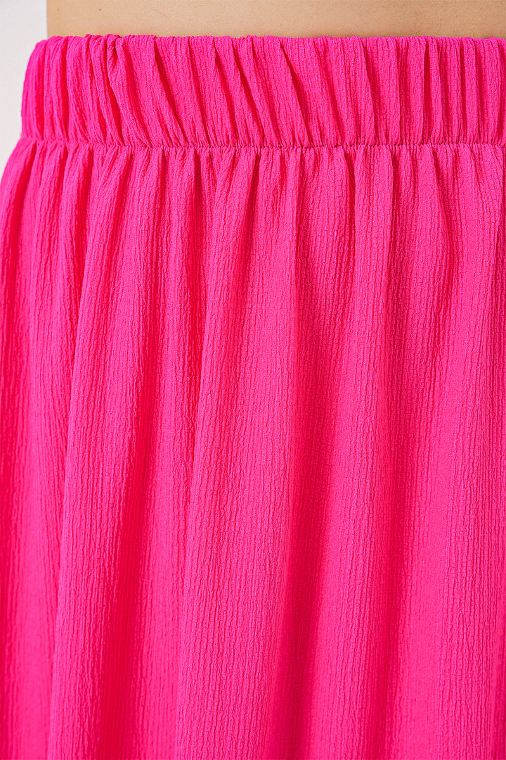 BGD Women Long Knitted Skirt - A.Fuchsia - Goodyear