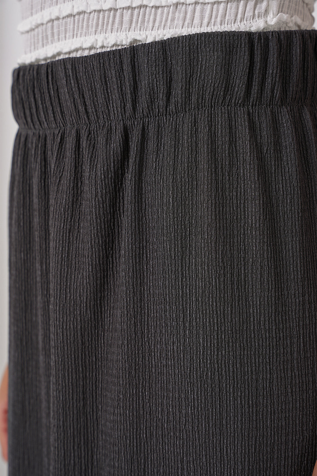 BGD Women Long Knit Skirt - Anthracite - Stockton-on-Tees