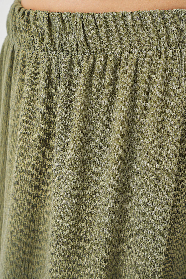 BGD Women Long Knitted Skirt - Khaki - St. Cloud