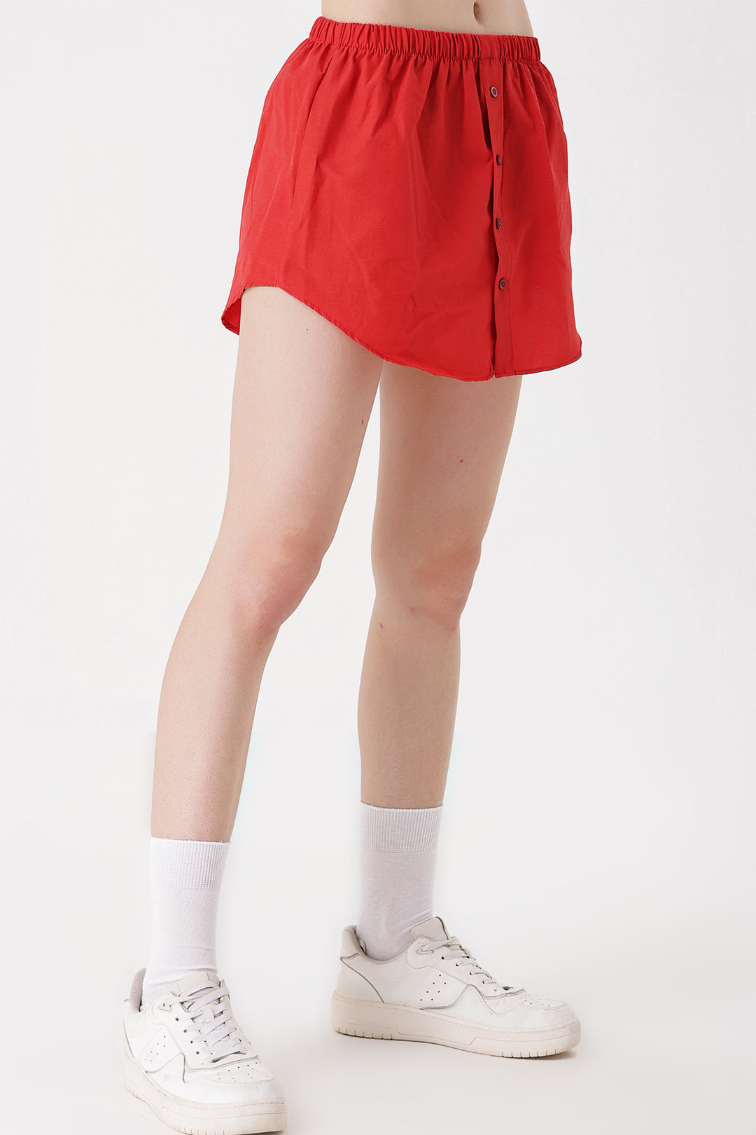 BGD Women Sweatshirt and Sweater Under Shirt Skirt - Red - Murray