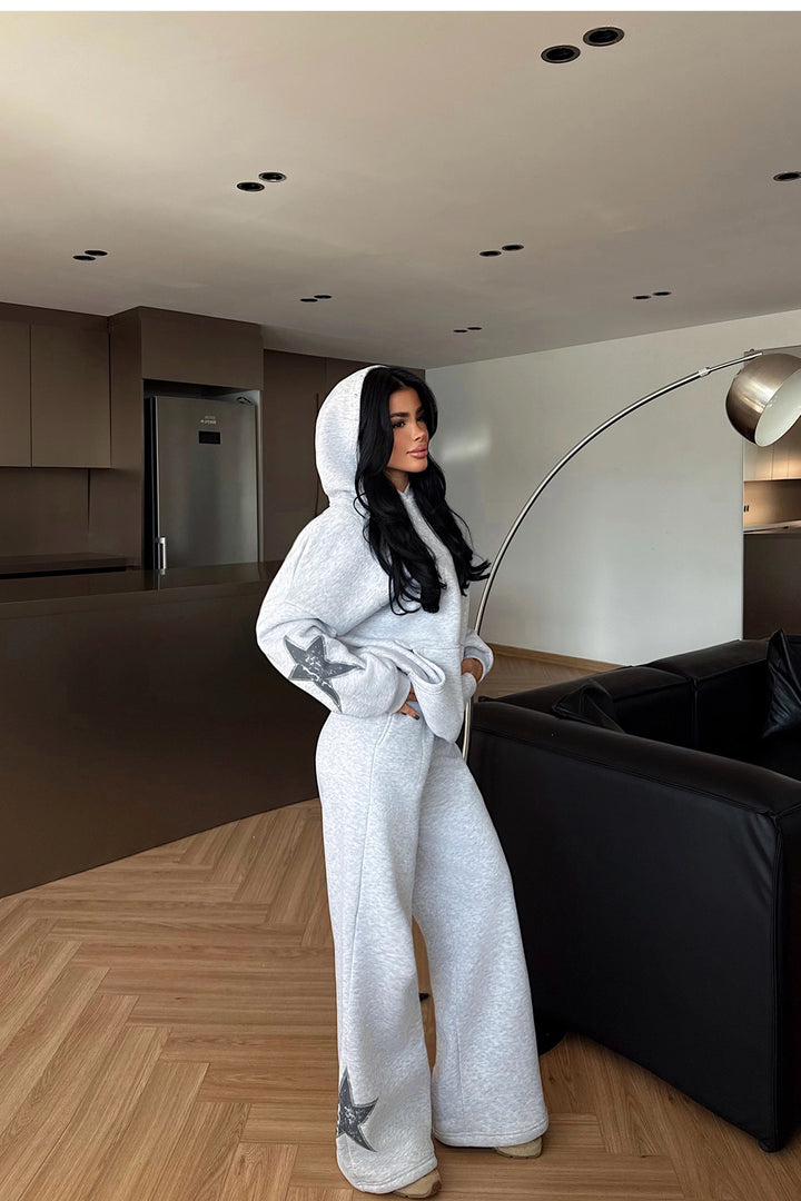 EYY Women Gray Stars Tracksuit - Irvine