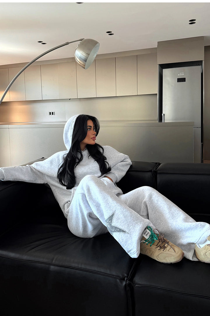 EYY Women Gray Stars Tracksuit - Irvine
