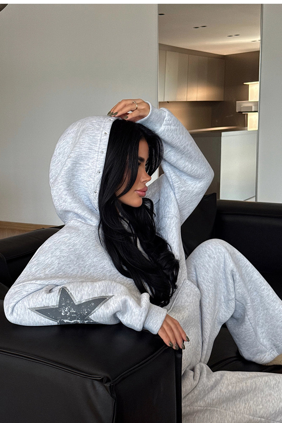 EYY Women Gray Stars Tracksuit - Irvine