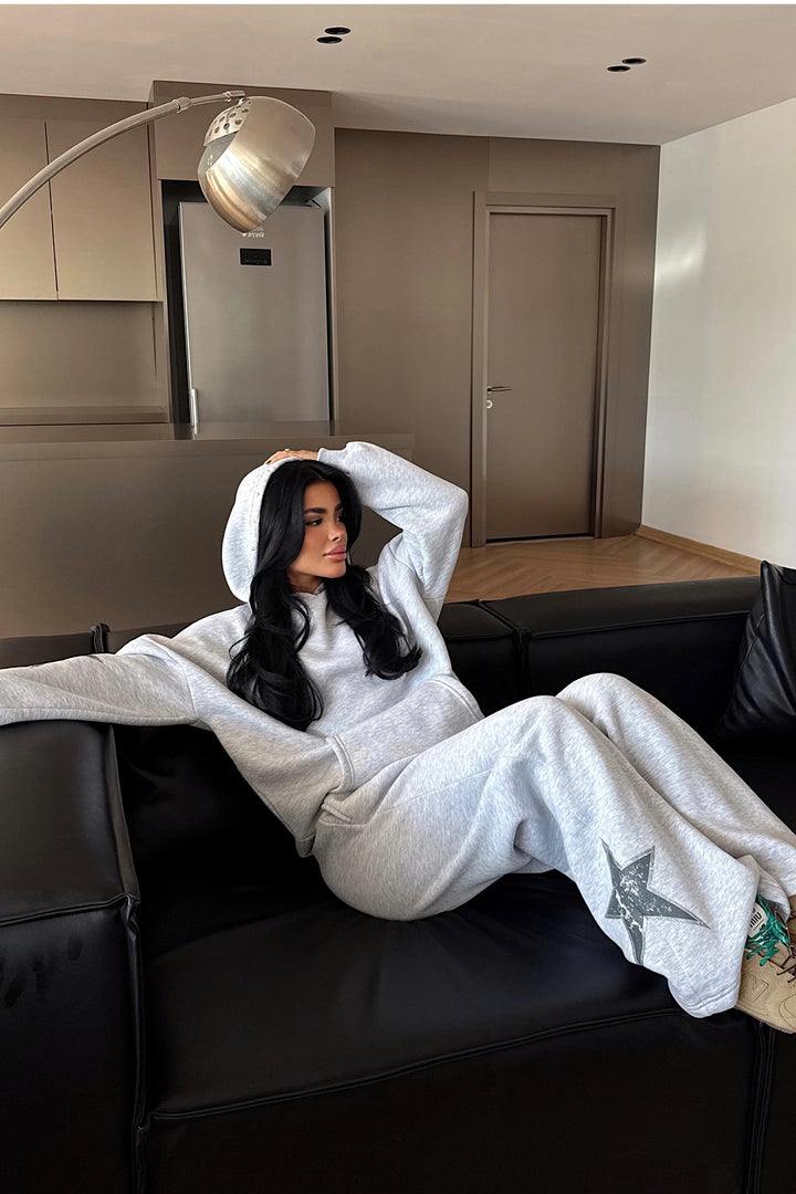 EYY Women Gray Stars Tracksuit - Irvine