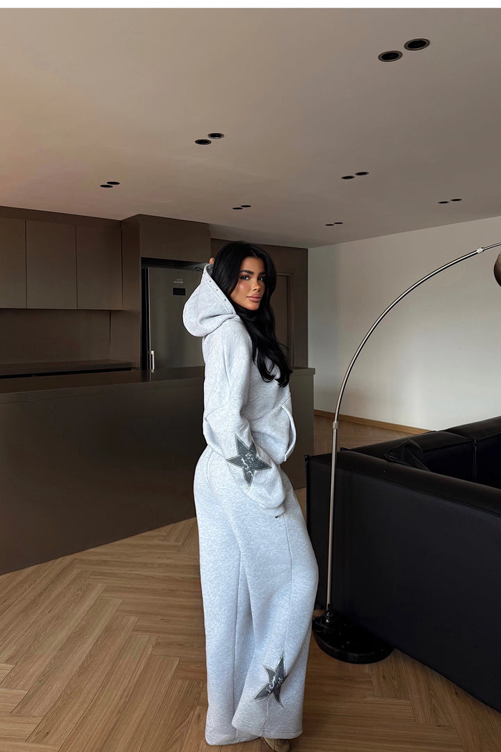 EYY Women Gray Stars Tracksuit - Irvine