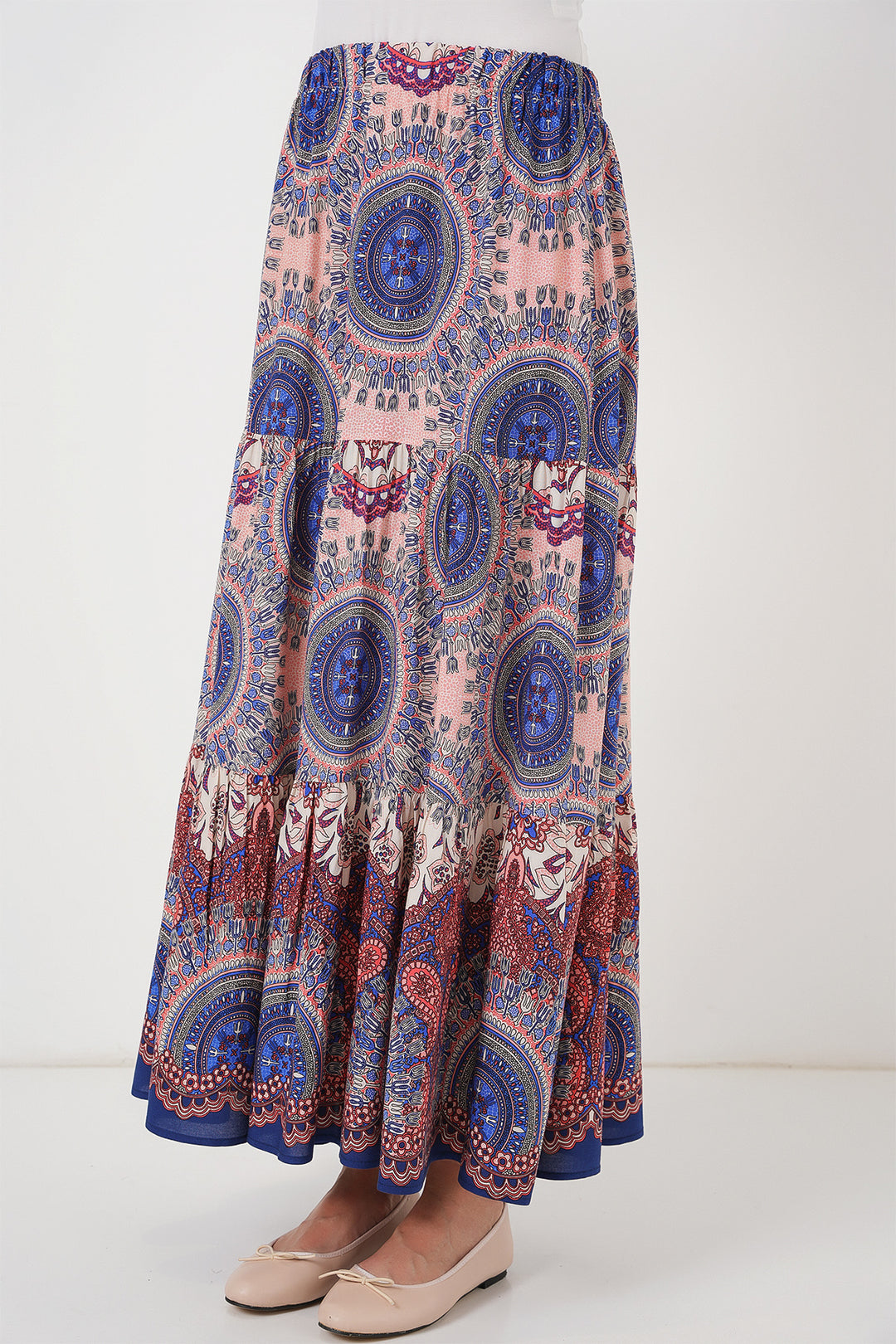 BGD Women Patterned Long Skirt - Saks - Troy