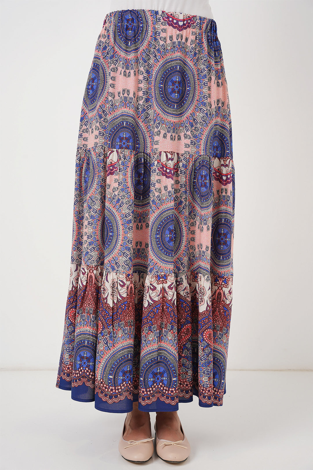 BGD Women Patterned Long Skirt - Saks - Troy