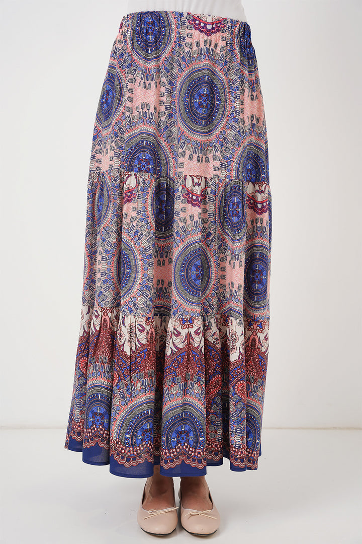 BGD Women Patterned Long Skirt - Saks - Troy