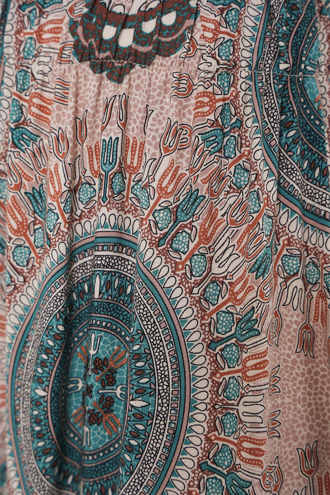 BGD Women Patterned Long Skirt - Emerald Green - Tottenham