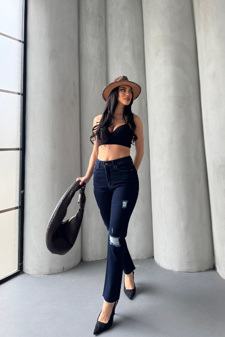 XLJ Fringe Ending Mom Fit Jean Mixed - Casalecchio di Reno