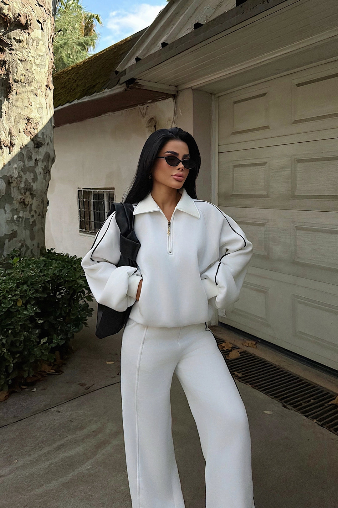EYY Women White Striped Tracksuit - Waterloo