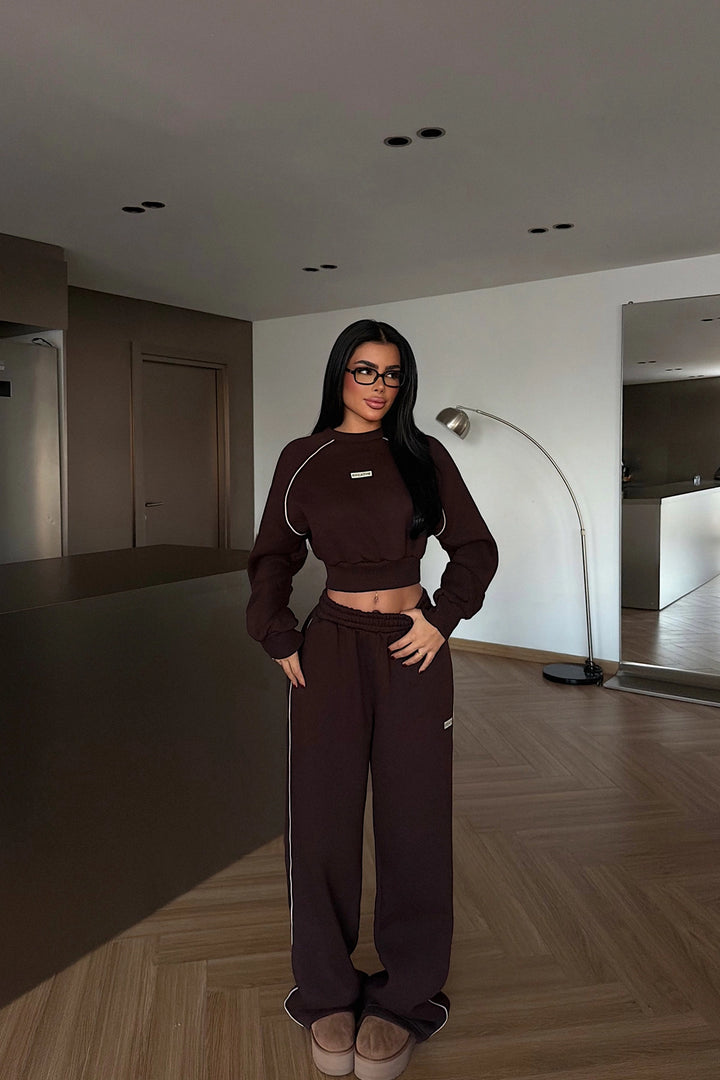 EYY Women Brown Tracksuit - Orangevale