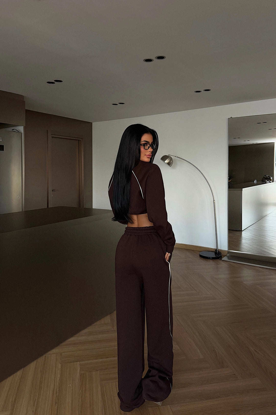 EYY Women Brown Tracksuit - Orangevale