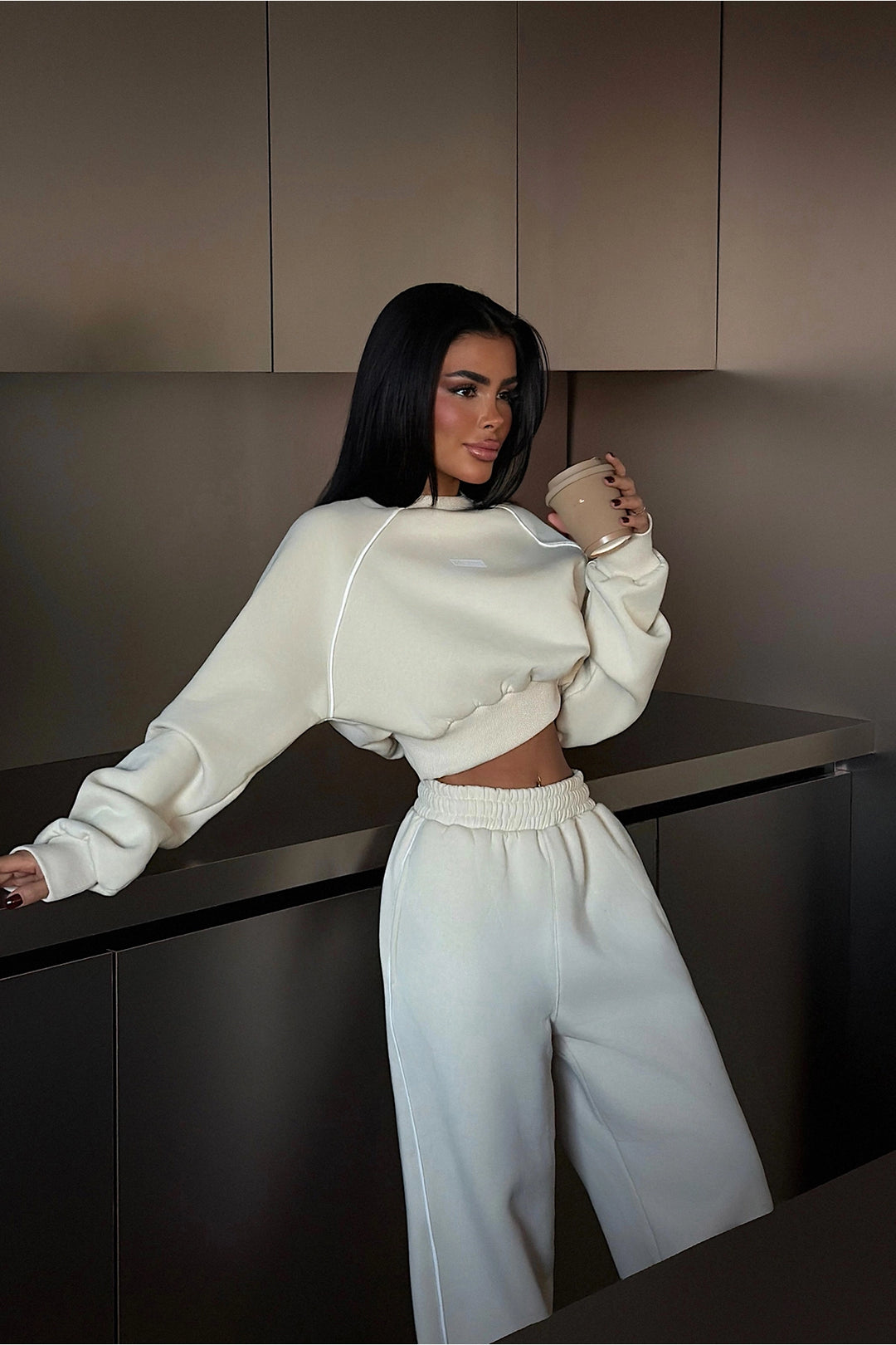 EYY Women Cream Tracksuit - Rancho Cucamonga