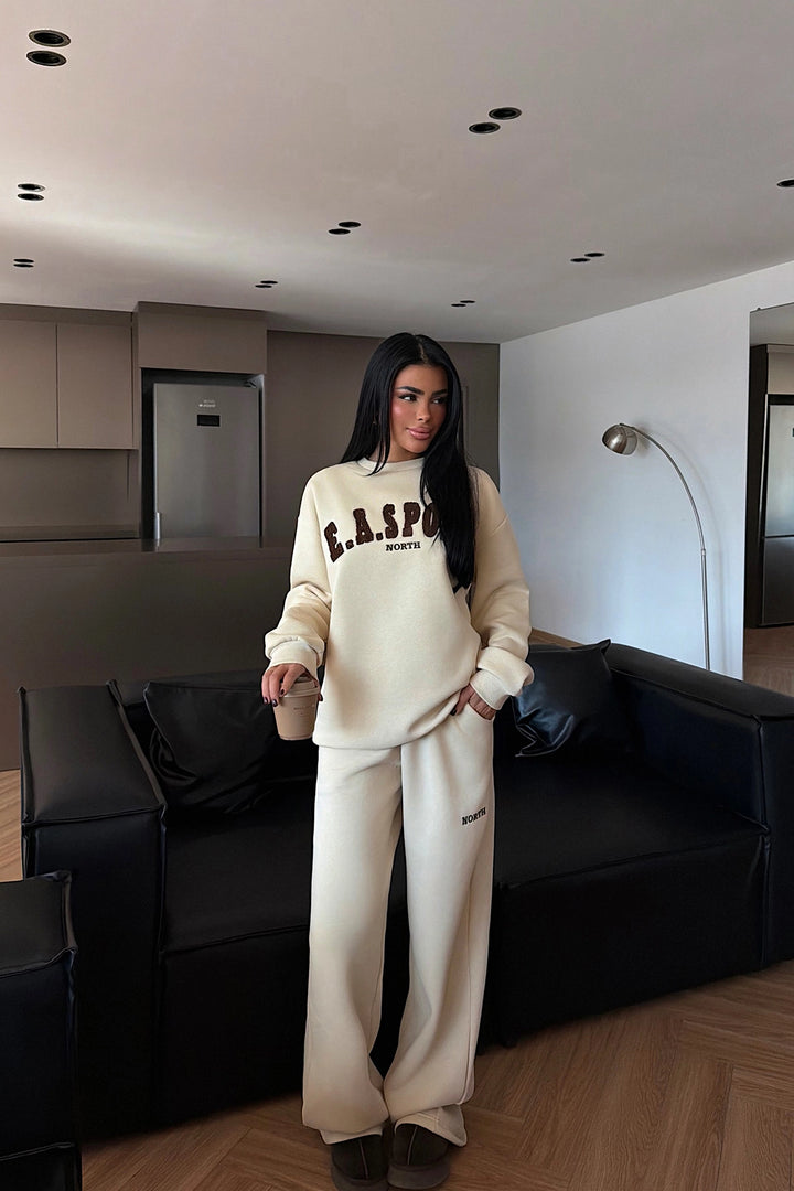 EYY Women Krem Baskılı Eşofman - Bitonto