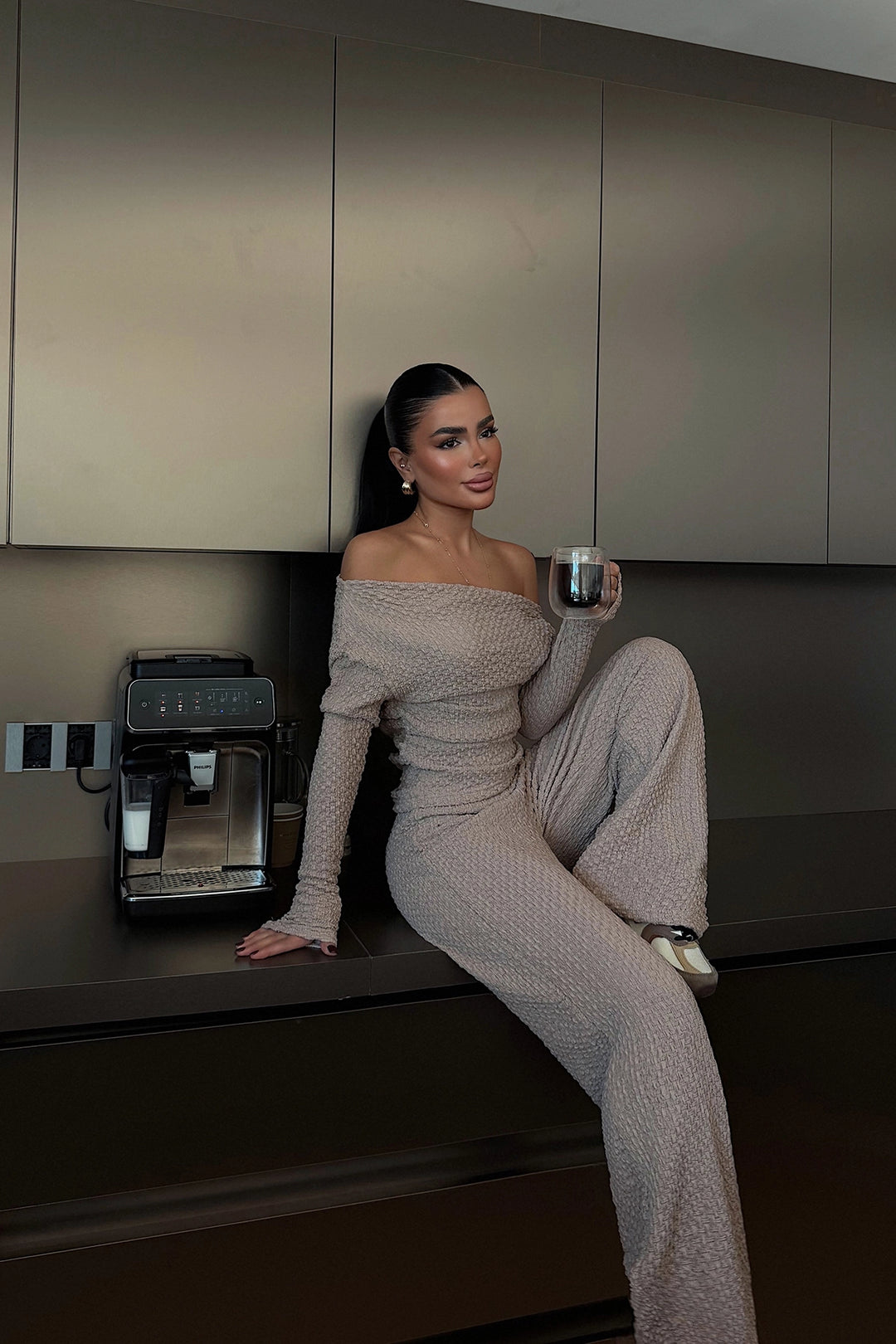 EYY Women Krem Pantolon Takımı - Quimper