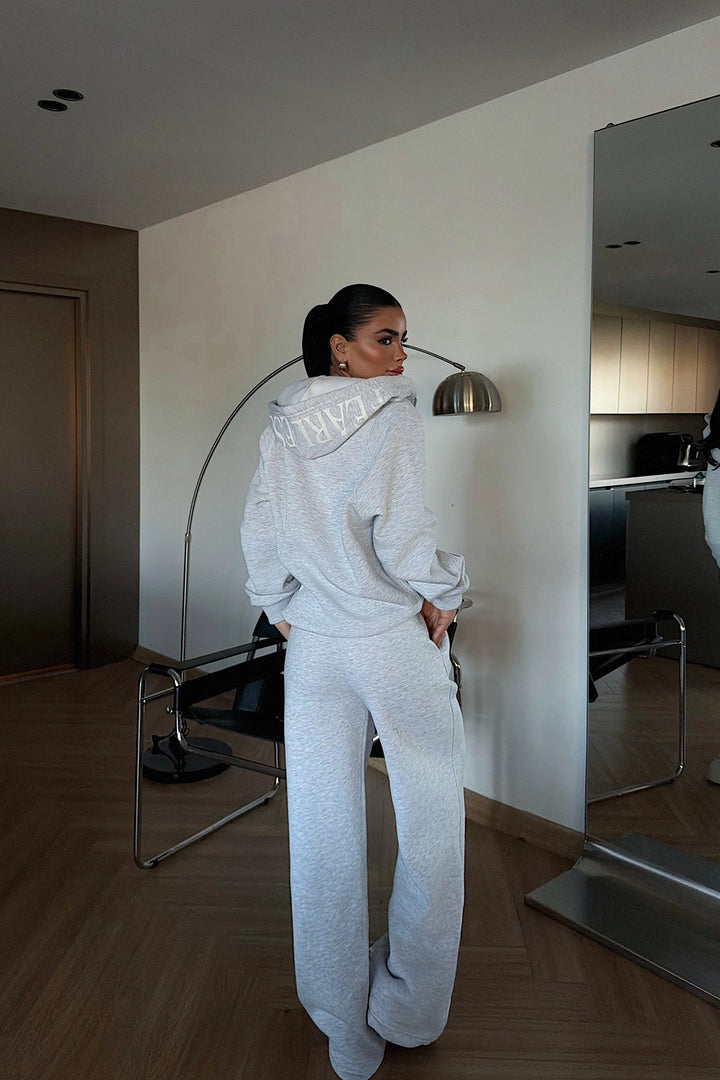 EYY Women Gray Zippered Tracksuit - Santiago de Compostela