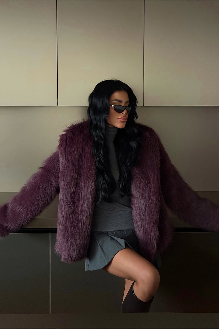 EYY Women Cherry Maroon Rufina Fur - Lehrte
