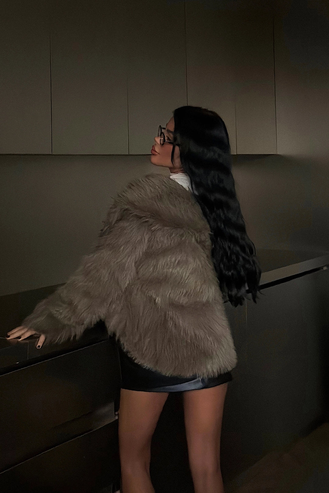 EYY Women Kahverengi Rufina Kürk - Bridgeport