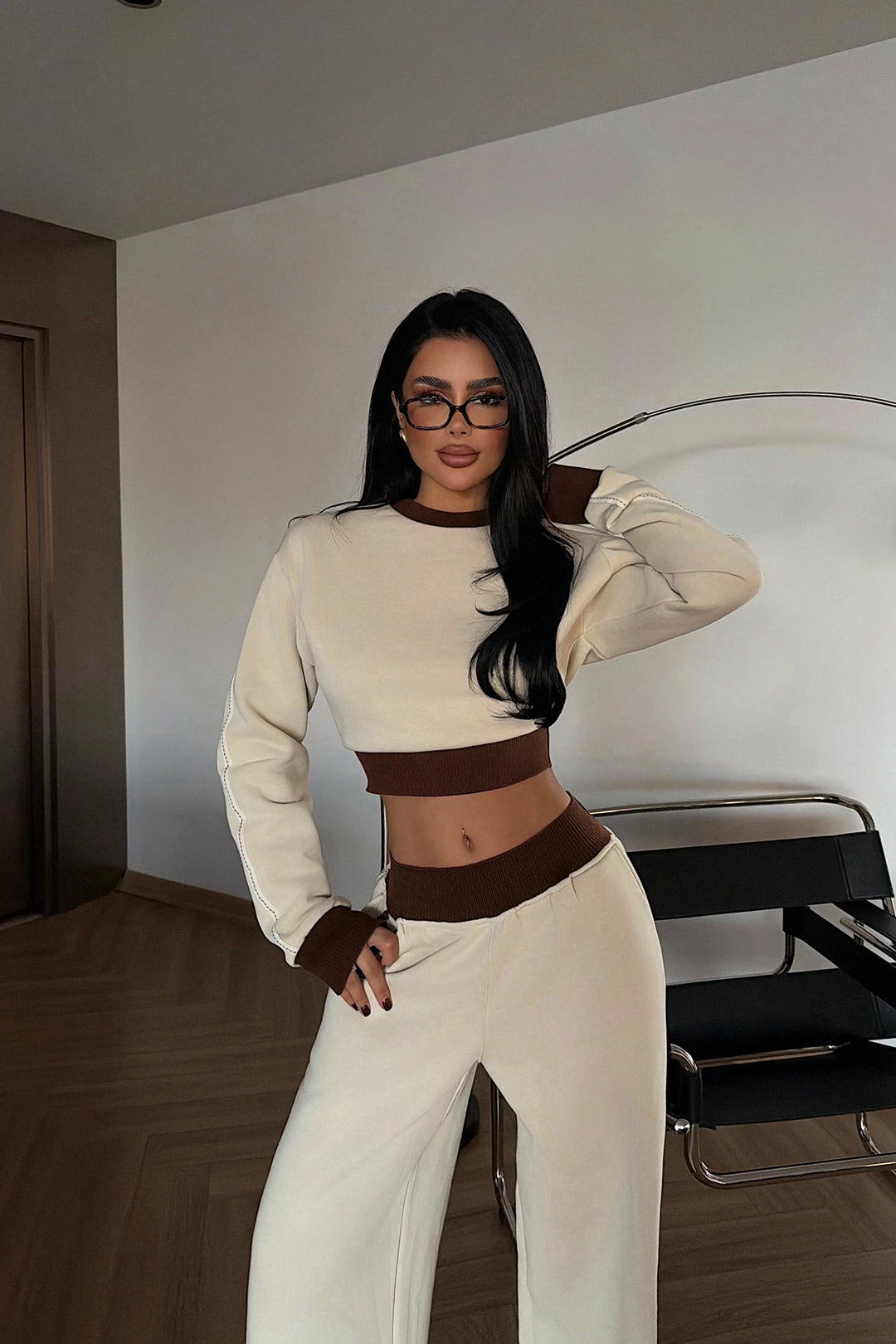 EYY Women Cream Quill Tracksuit - Darmstadt