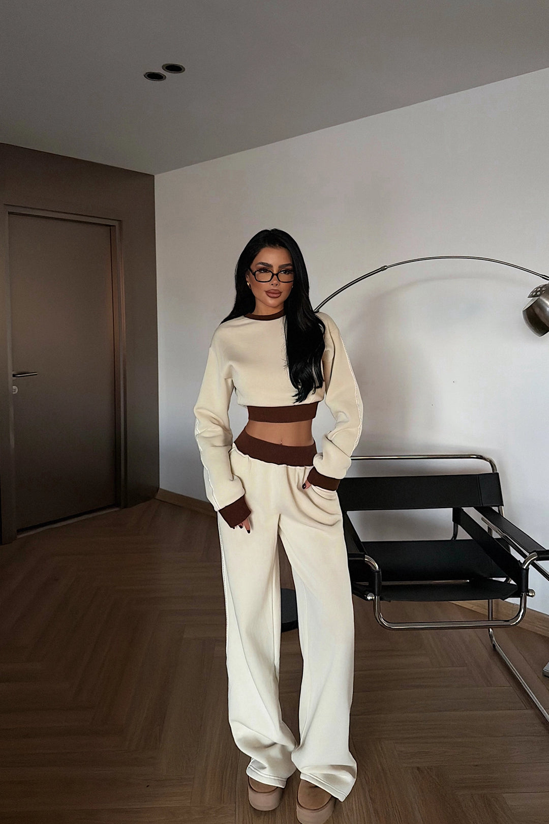 EYY Women Cream Quill Tracksuit - Darmstadt