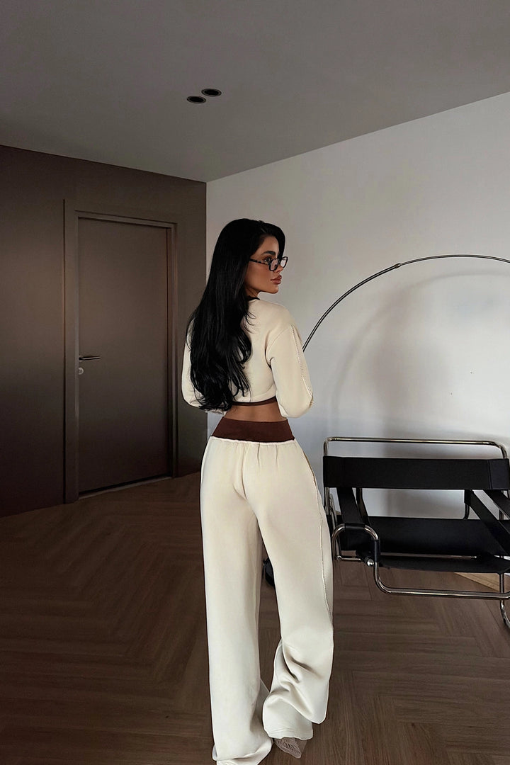 EYY Women Cream Quill Tracksuit - Darmstadt