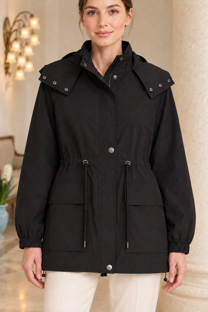 XLJ Drawstring Hooded Raincoat 6319 - Huauchinango