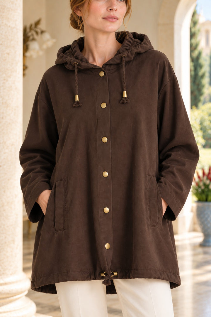 XLJ Hooded Button-Down Shirt 6404 - Anaheim